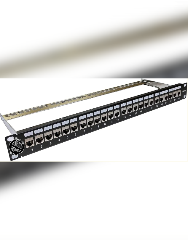 RackPro RP-FTP6A24  Patch Panel CAT 6A 1U 24 ports FTP